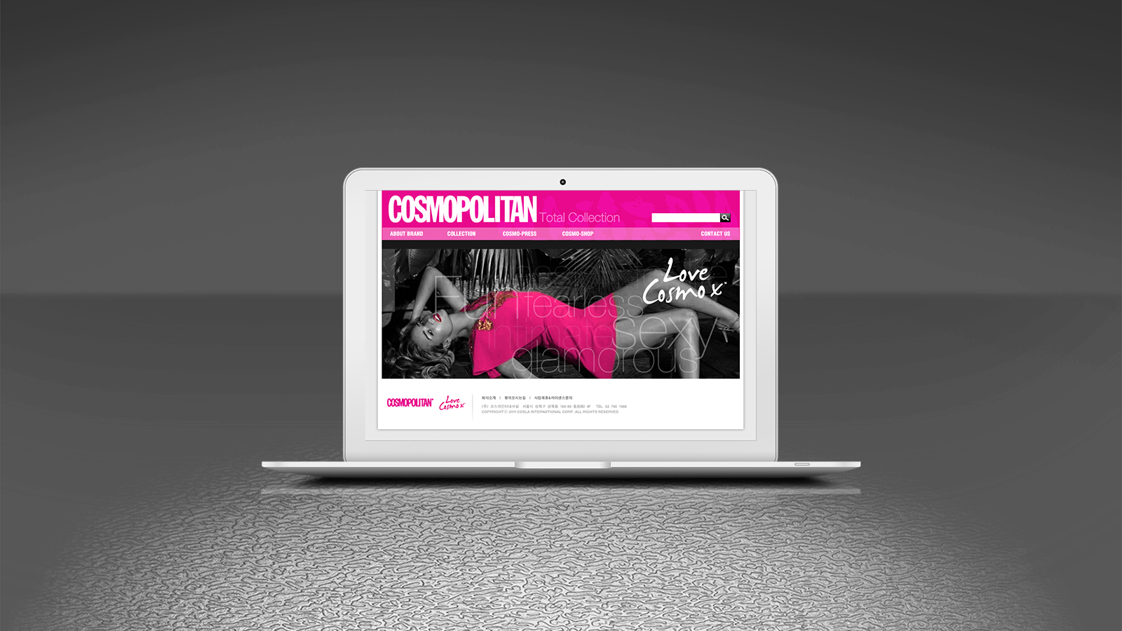 COSMOPOLITAN Web Site Design 2011